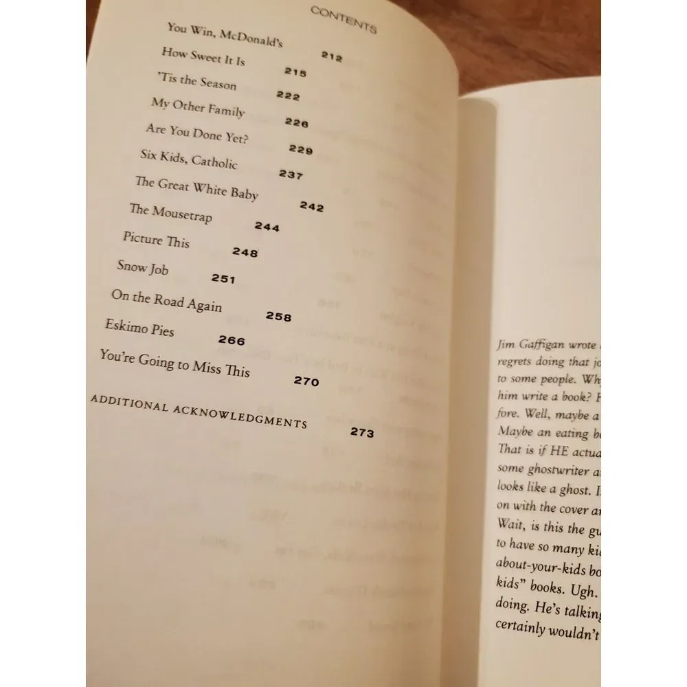 Jim Gaffigan Dad is Fat‎ Comedy Book Hardcover